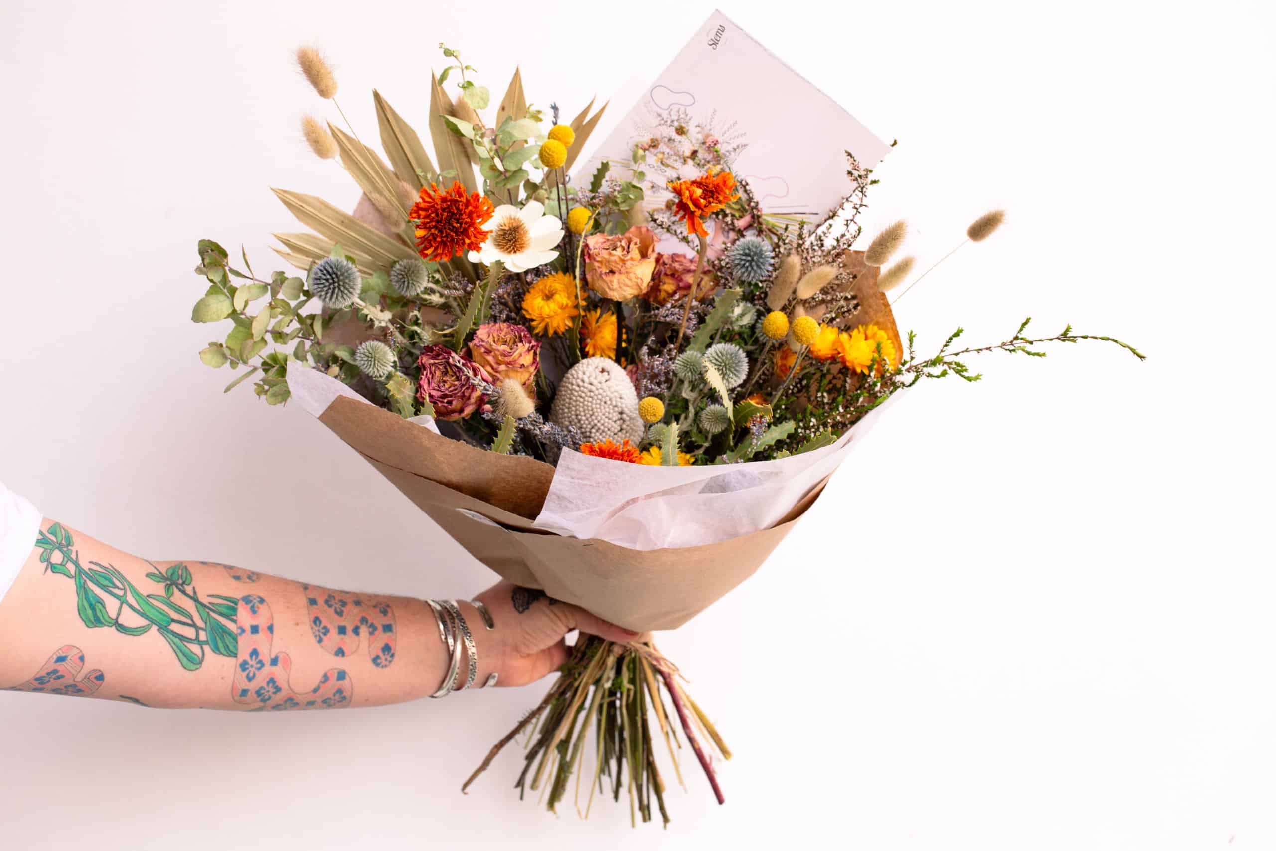 The　Dried　Brooklyn　Bouquets　Stems