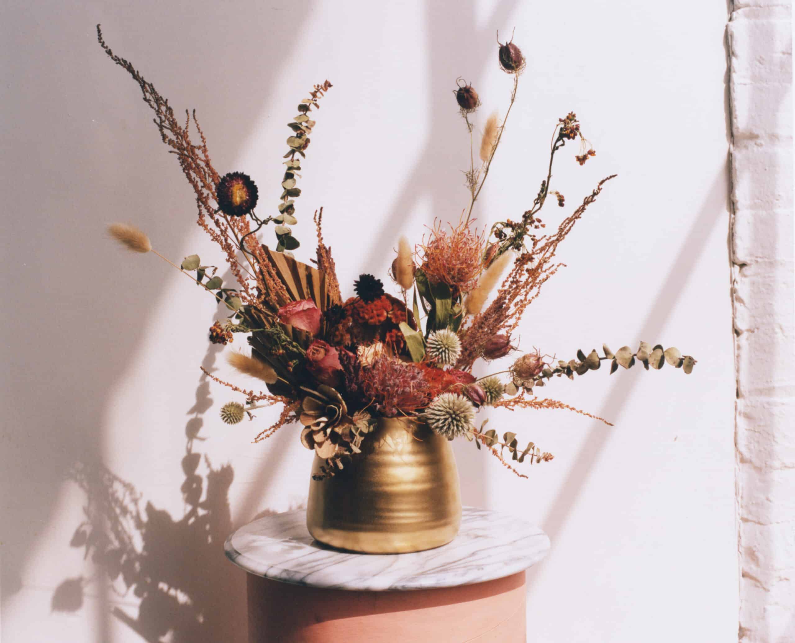 Designing with Dried Florals