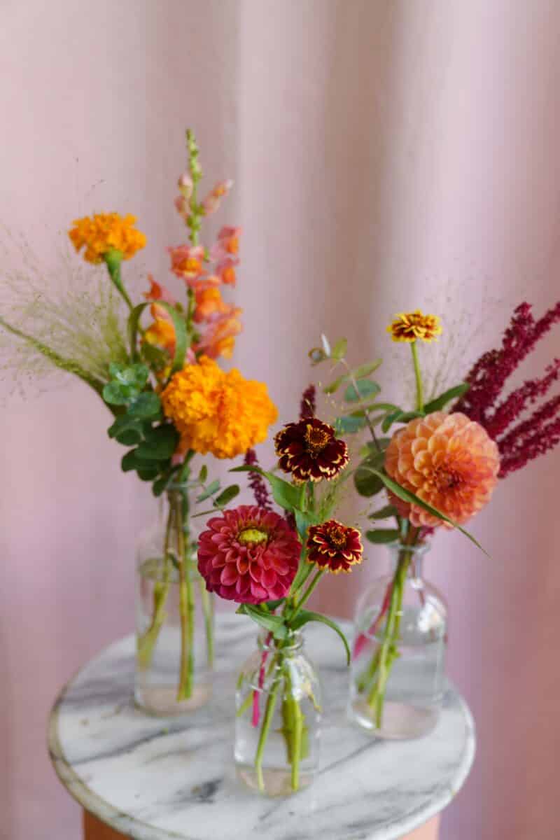 Autumn Bud Vase Set - Image 3