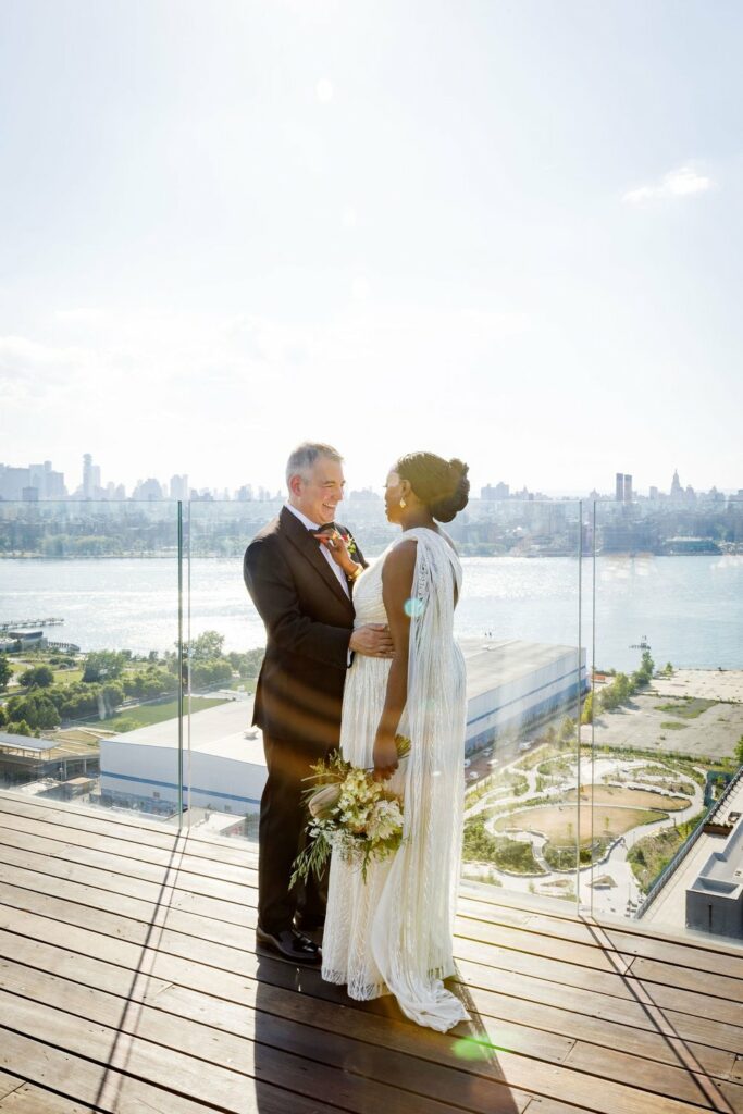 Chi and Andy’s wedding at Westlight at The William Vale Hotel in Williamsburg Brooklyn, New York City.