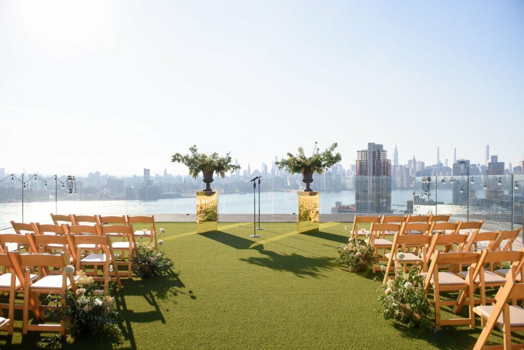 Chi and Andy’s wedding at Westlight at The William Vale Hotel in Williamsburg Brooklyn, New York City.