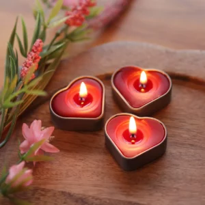 Beeswax Aromatherapy Heart Candle