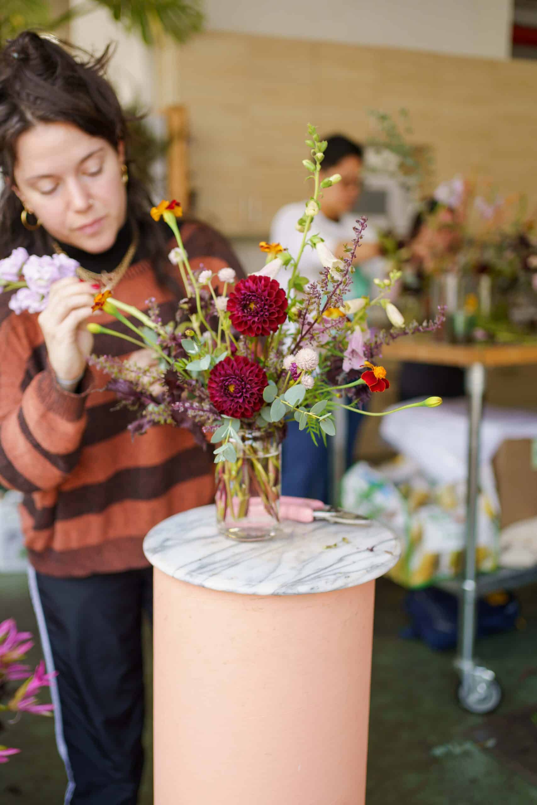 Welcome the Holidays - Brews and Blossoms Floral Workshop - Image 4