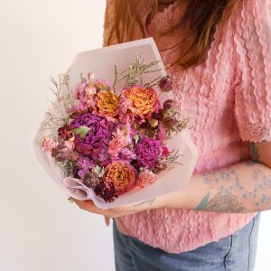 The Dried Valentines Bouquet