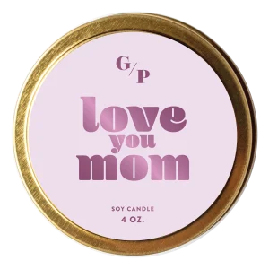 Love You Mom Candle